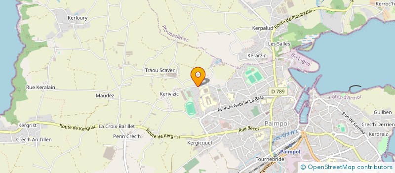 localisation de l'entreprise MADAME MADENN LE GUISTIN  PAIMPOL