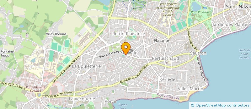 localisation de l'entreprise MADAME MADI BOINA KOURACHIA  SAINT-NAZAIRE