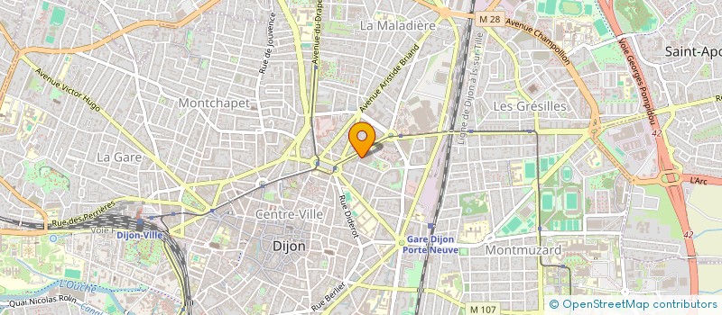 localisation de l'entreprise MADAME MADIA BOUCQUEMONT à DIJON
