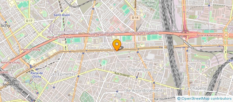 localisation de l'entreprise MADAME MADIE DIALLO  PARIS