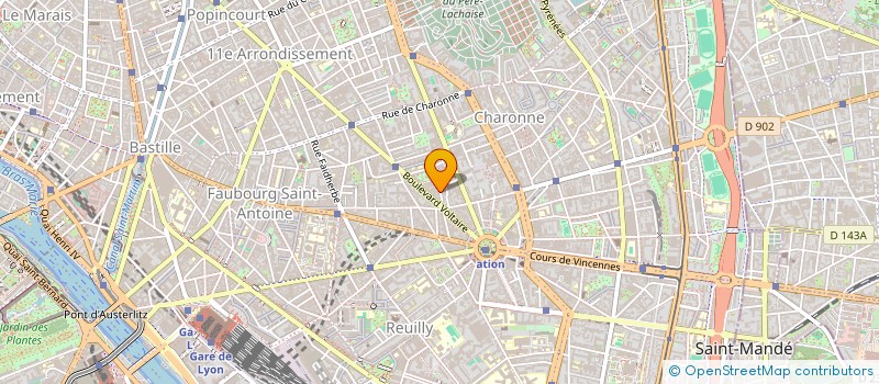 localisation de l'entreprise MADAME MADIHA BAQUI  PARIS