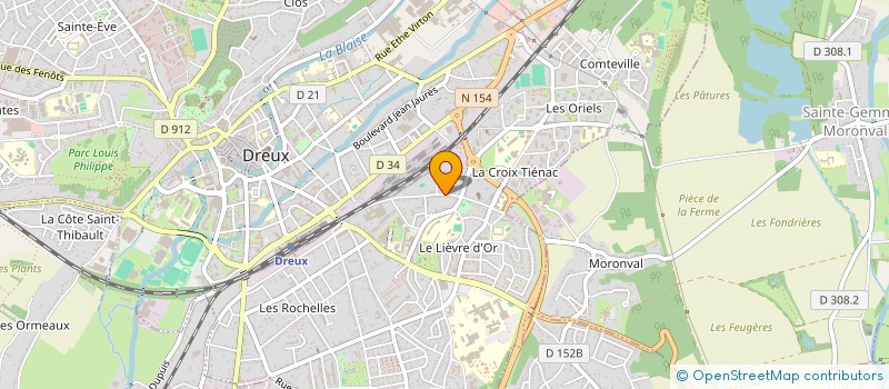 localisation de l'entreprise MADAME MADIHA MAQSOOD à DREUX
