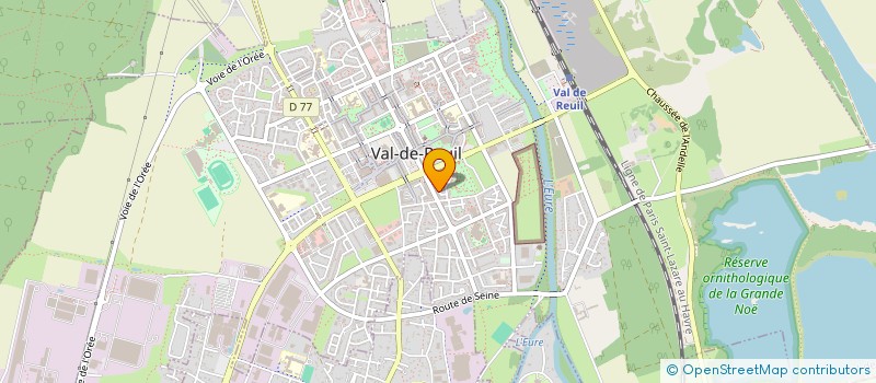 localisation de l'entreprise MADAME MADINA AHMED DOUALEH  VAL-DE-REUIL