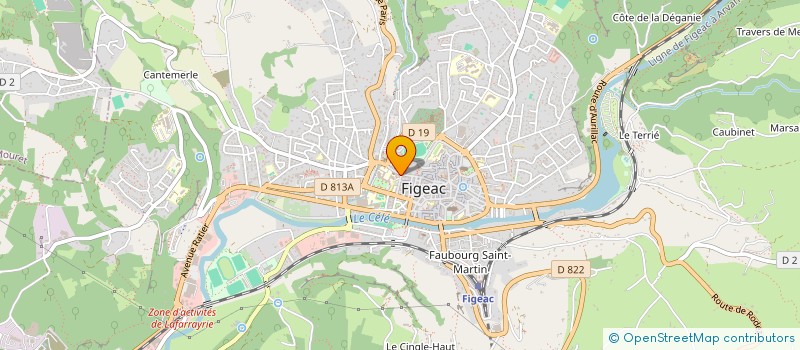 localisation de l'entreprise MADAME MADINA ALEROEVA  ONET-LE-CHATEAU