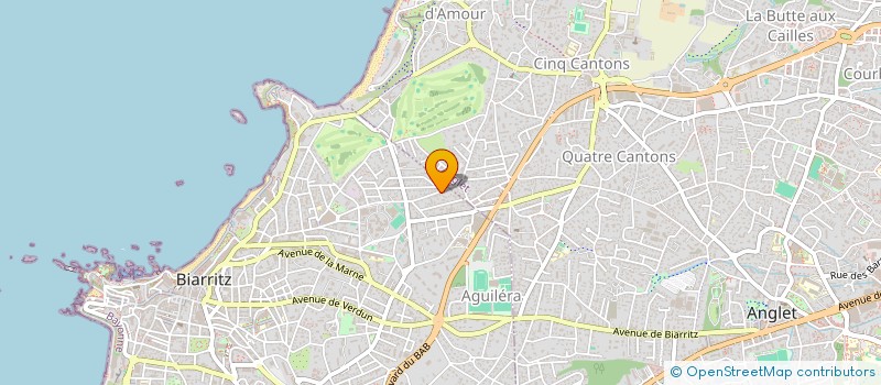 localisation de l'entreprise MADAME MADINA ALIMBAEVA à BIARRITZ