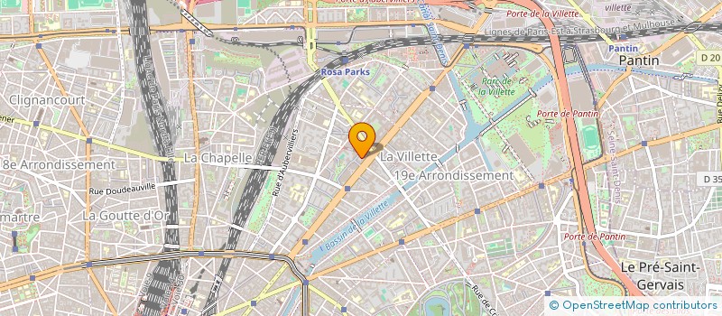 localisation de l'entreprise MADAME MADINA BA  PARIS