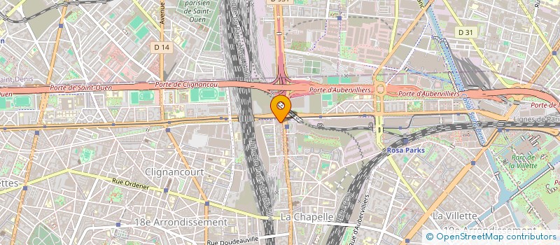 localisation de l'entreprise MADAME MADINA BISSACK  PARIS