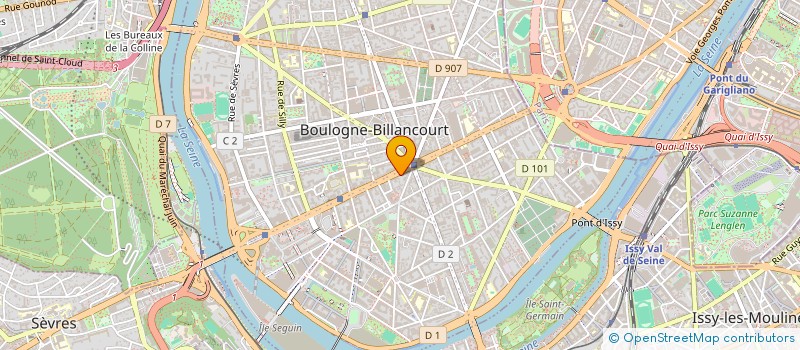 localisation de l'entreprise MADAME MADINA KARSYBAYEVA à BOULOGNE-BILLANCOURT