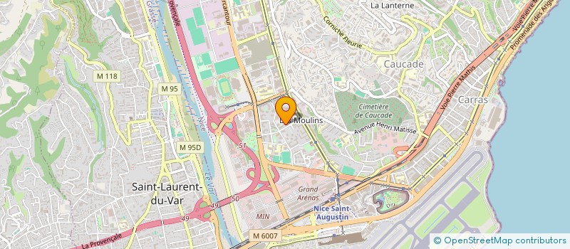 localisation de l'entreprise MADAME MADINA LYANOVA  NICE