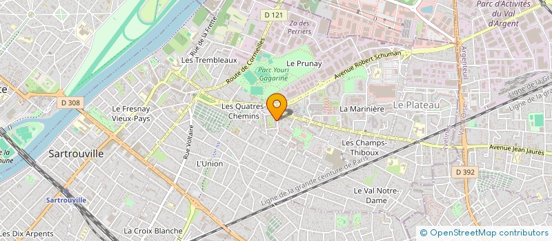 localisation de l'entreprise MADAME MADINA ROUMILA  SARTROUVILLE