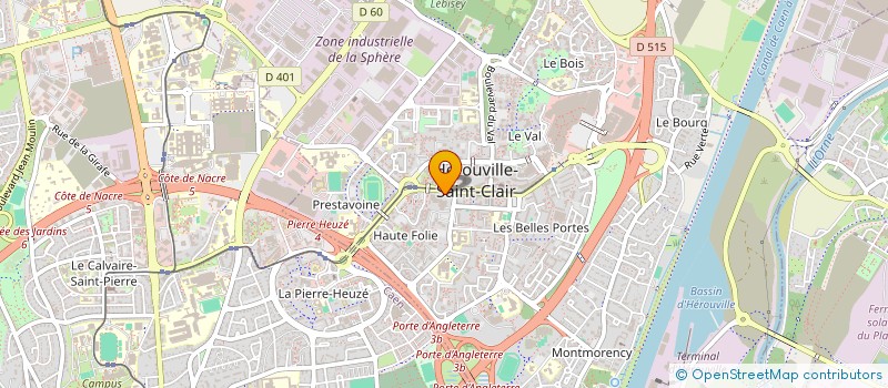 localisation de l'entreprise MADAME MADINA TALL  HEROUVILLE SAINT CLAIR