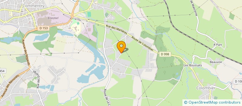 localisation de l'entreprise MADAME MADISON ANDRE  COMMENTRY