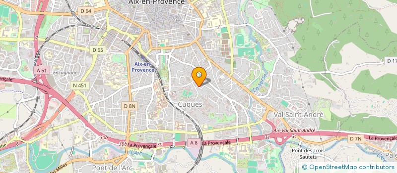 localisation de l'entreprise MADAME MADISON ANE à AIX-EN-PROVENCE
