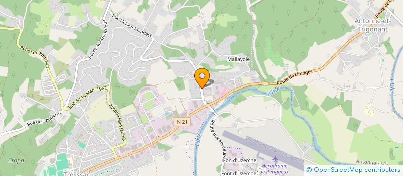 localisation de l'entreprise MADAME MADISON AVICE  TRELISSAC