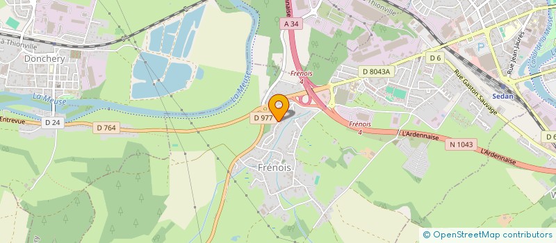 localisation de l'entreprise MADAME MADISON BECQUET  SEDAN