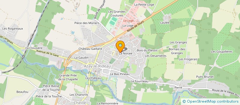 localisation de l'entreprise MADAME MADISON BORNE à AZAY-LE-RIDEAU
