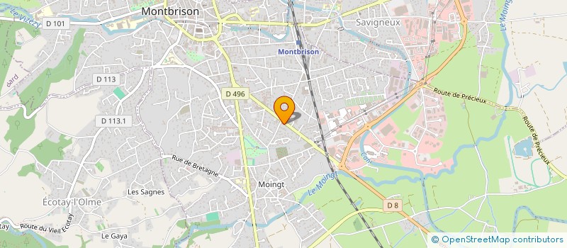 localisation de l'entreprise MADAME MADISON CAIRE  MONTBRISON