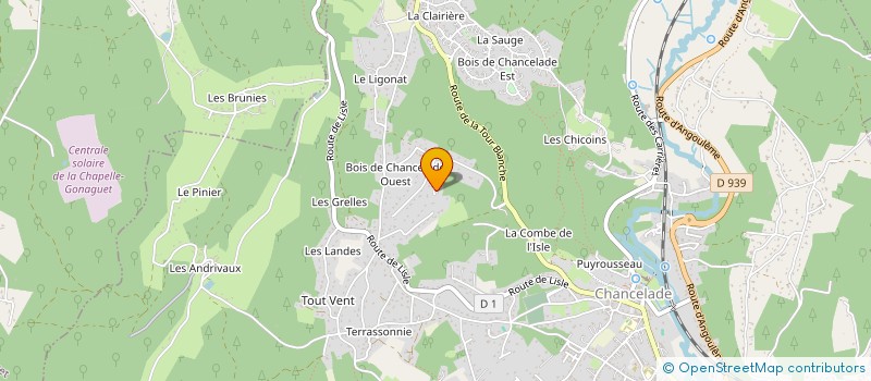 localisation de l'entreprise MADAME MADISON DUMAS  CHANCELADE