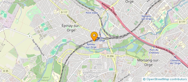 localisation de l'entreprise MADAME MADISON GOMES  EPINAY-SUR-ORGE