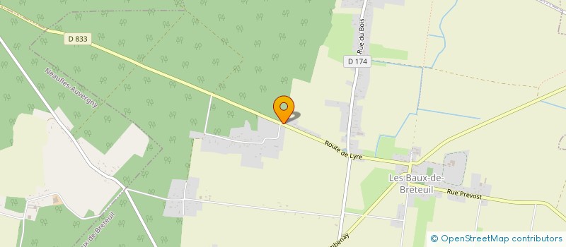 localisation de l'entreprise MADAME MADISON ROBADEY  LES BAUX-DE-BRETEUIL