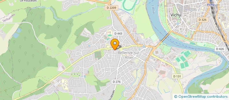 localisation de l'entreprise MADAME MADISON RODIER  BELLERIVE-SUR-ALLIER