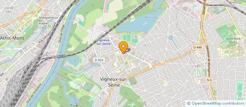 localisation de l'entreprise MADAME MADISSAN KARAMOKO  VIGNEUX-SUR-SEINE