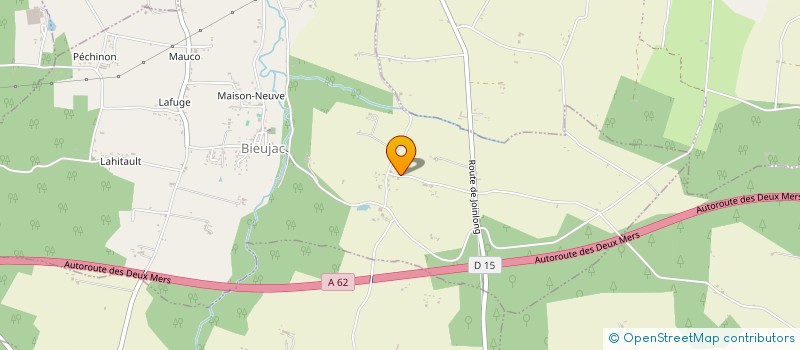 localisation de l'entreprise MADAME MADISSON LAFLEUR  BIEUJAC
