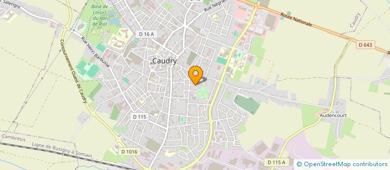 localisation de l'entreprise MADAME MADISSON PAMART  CAUDRY