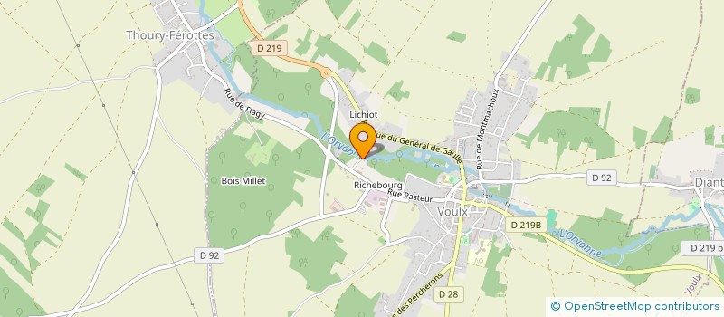 localisation de l'entreprise MADAME MADISSONNE DIPEIN  VOULX