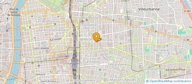 localisation de l'entreprise MADAME MADJELYS BERNADOTTE  LYON