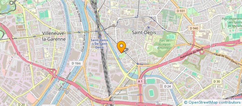 localisation de l'entreprise MADAME MADJEMBA DJASSAH  SAINT-DENIS