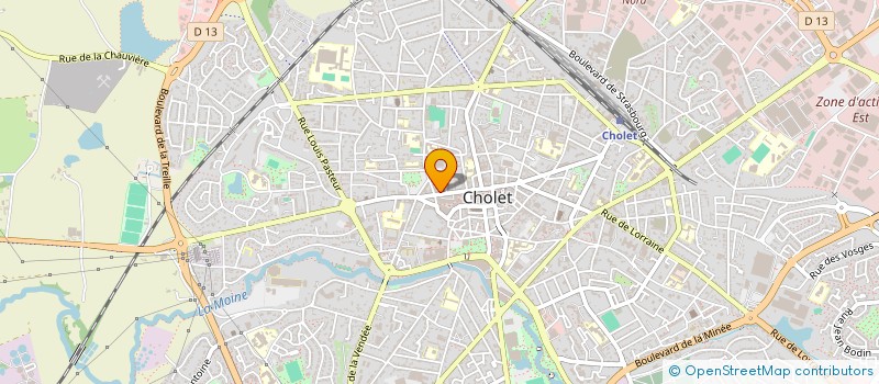 localisation de l'entreprise MADAME MADJIGUENE KEITA à CHOLET