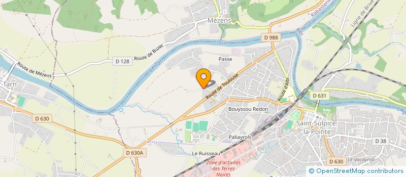 localisation de l'entreprise MADAME MADJOUBA ROUCHVARGER  SAINT-SULPICE-LA-POINTE