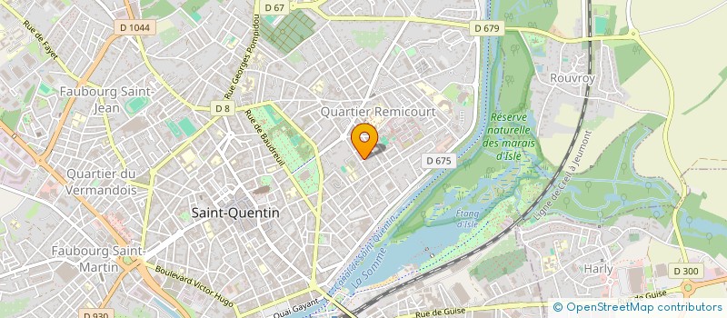 localisation de l'entreprise MADAME MADLIE GAUTRELET à SAINT-QUENTIN