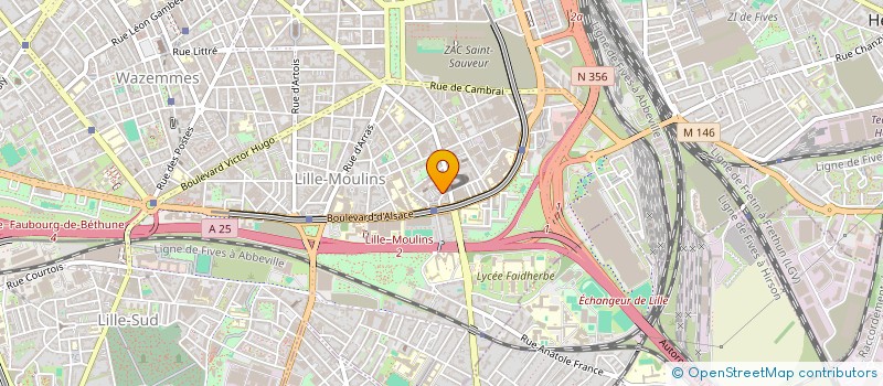 localisation de l'entreprise MADAME MADLINE HIJJAWI à LILLE
