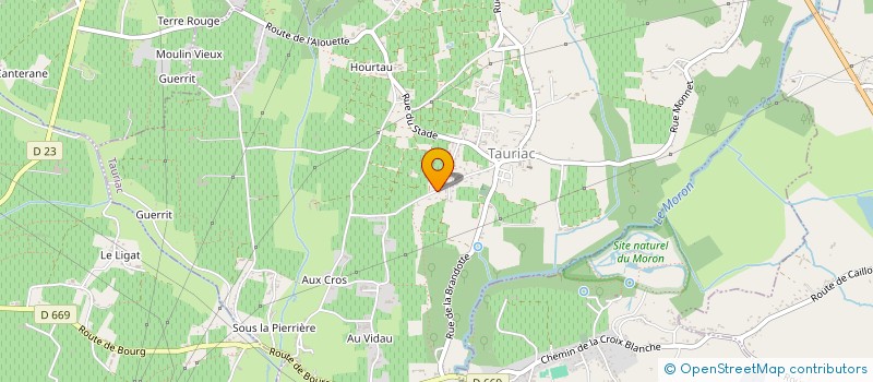 localisation de l'entreprise MADAME MADLYNE CASSOU  TAURIAC