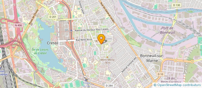 localisation de l'entreprise MADAME MADLYNE CHEYAKNOU SIEWE  CRETEIL