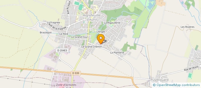 localisation de l'entreprise MADAME MADLYNE FONTAINE à AIGREFEUILLE-D'AUNIS
