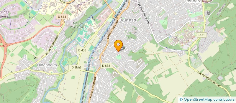 localisation de l'entreprise MADAME MADO CHEIKH-DJAVADI--TRIBLE  BRUNSTATT-DIDENHEIM