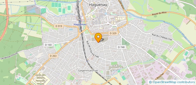 localisation de l'entreprise MADAME MADO-MADELEINE ILENGA WATANGA  HAGUENAU