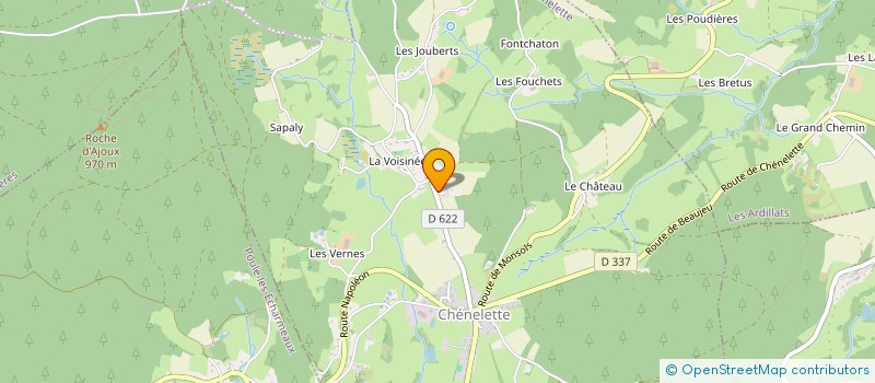 localisation de l'entreprise MADAME MADOLYNE JUHANS  CHENELETTE