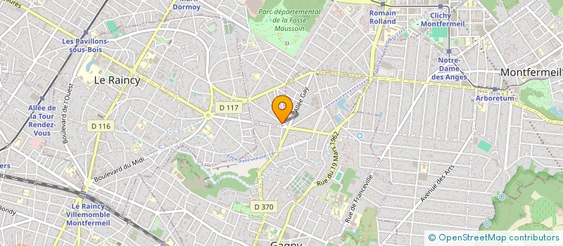 localisation de l'entreprise MADAME MADONA JOVANOVIC à CLICHY-SOUS-BOIS
