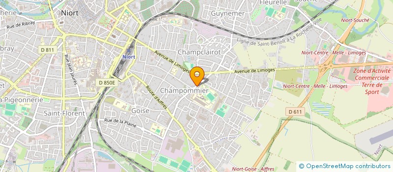 localisation de l'entreprise MADAME MADONA MAALOUF à NIORT