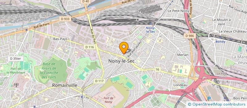 localisation de l'entreprise MADAME MADOUSSOU CISSE à NOISY-LE-SEC