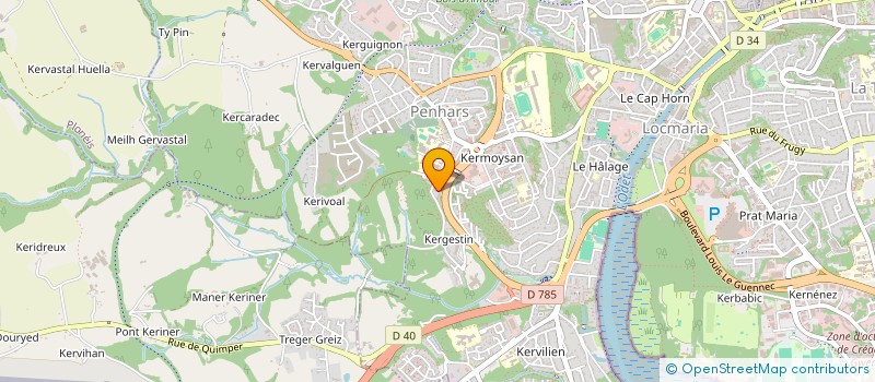 localisation de l'entreprise MADAME MADOUSSOU TOURE  QUIMPER