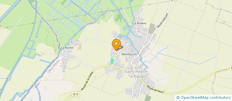 localisation de l'entreprise MADAME MADY ROBLIN  SAINT-HILAIRE-LA-PALUD