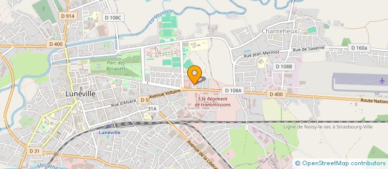 localisation de l'entreprise MADAME MADYSON GASCOIN  LUNEVILLE