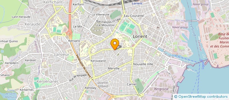 localisation de l'entreprise MADAME MAE BOUISSE à LORIENT