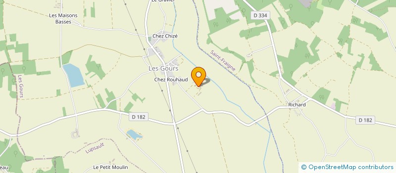 localisation de l'entreprise MADAME MAE BOUYSSI à LES GOURS