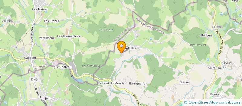 localisation de l'entreprise MADAME MAE BRAUD  BELMONT-DE-LA-LOIRE